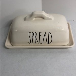 Rae Dunn Butter Dish “Spread”